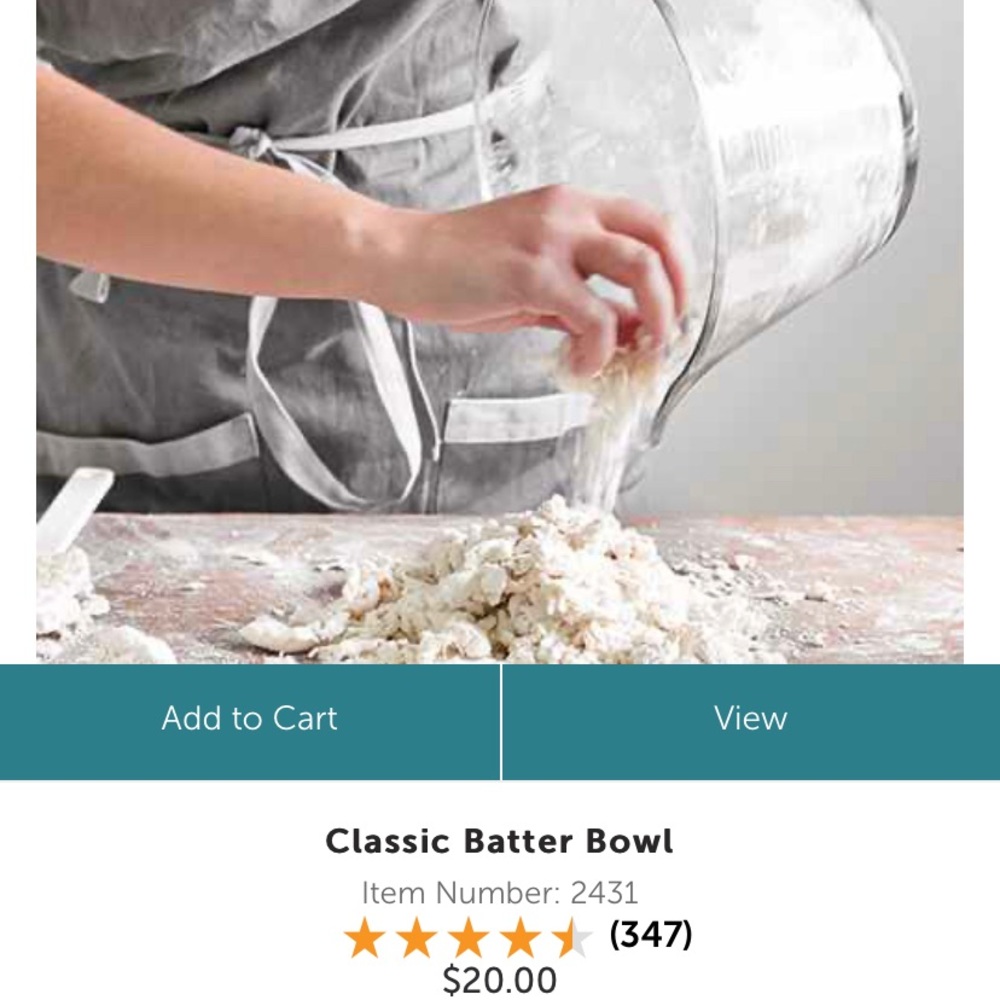 Pampered Chef Classic Batter Bowl